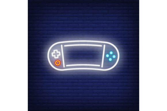 Game Console Neon Icon: Portable Play St and the Evolution of Gaming Aesthetics