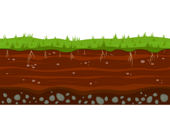 Game Ground Texture: Seamless Land with Grass and Soil