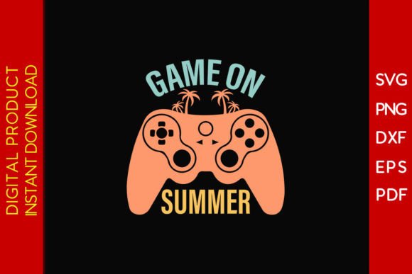 Game on Summer SVG T-Shirt Design: A Versatile Creative Resource