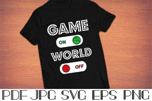 Game One World Off SVG Files for Shirts: A Versatile Design Resource