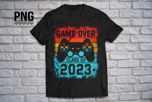 Game Over Class of 2023 Graduation Gamer – A Unique Design for Creative Projects