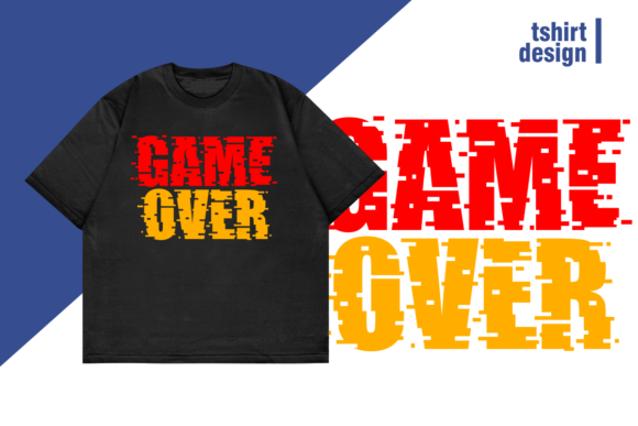 Game Over T-Shirt Design: A Versatile Creative Asset for Makers and Entrepreneurs