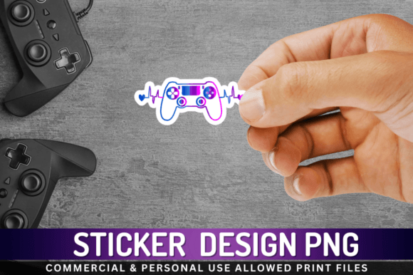 Game Sticker PNG Clipart: A Versatile Digital Design Resource
