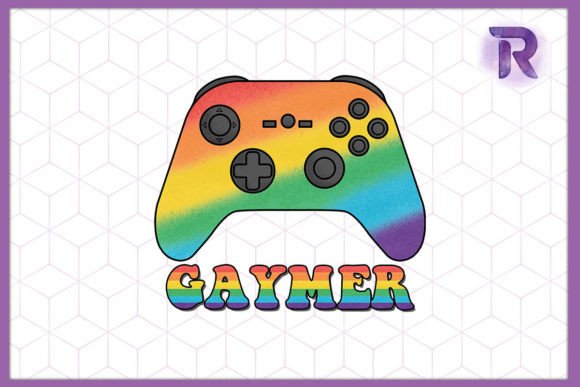 Gaymer Game Controller LGBT: A Creative Asset for Sublimation and Design Projects