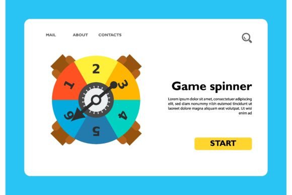 Icon of Multicolored Game Spinner with N: A Versatile Visual Tool