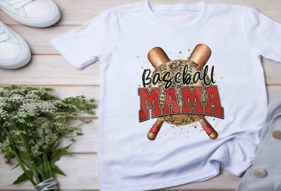 MAMA Baseball PNG for Game Day Designs