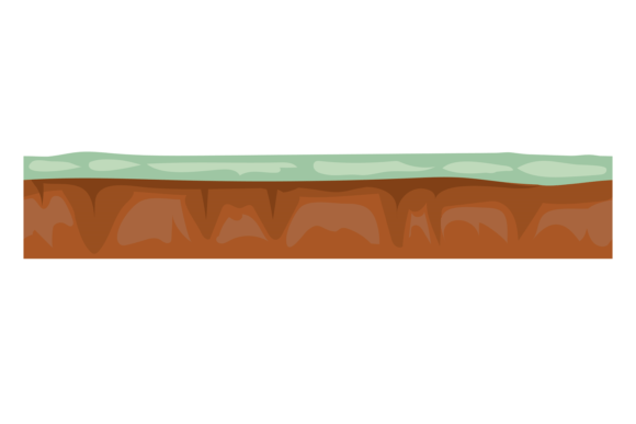 Seamless Game Ground. Cartoon Soil Horiz: A Versatile Asset for Modern Digital Creators
