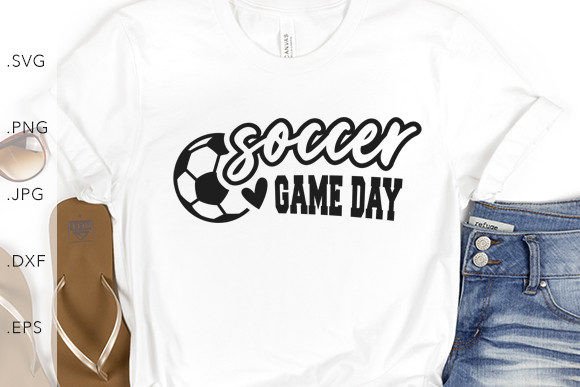 Soccer Game Day Little Heart: A Versatile Design for DIY Enthusiasts