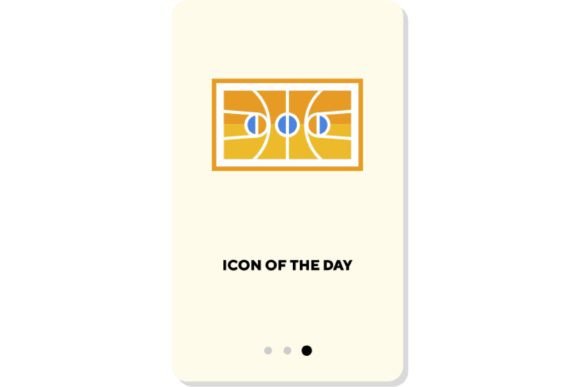 Strategic Use of Basketball Game Elements Flat Vector Ico for Visual Communication and Branding