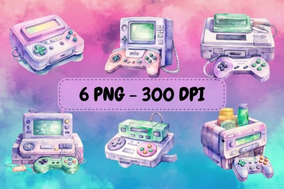 Watercolor Game Console Bundle: A Strategic Creative Resource for Entrepreneurs and Designers