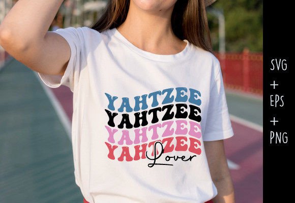 Yahtzee Lover Indoor Game Typo Retro SVG: Design Resource for Creative Projects
